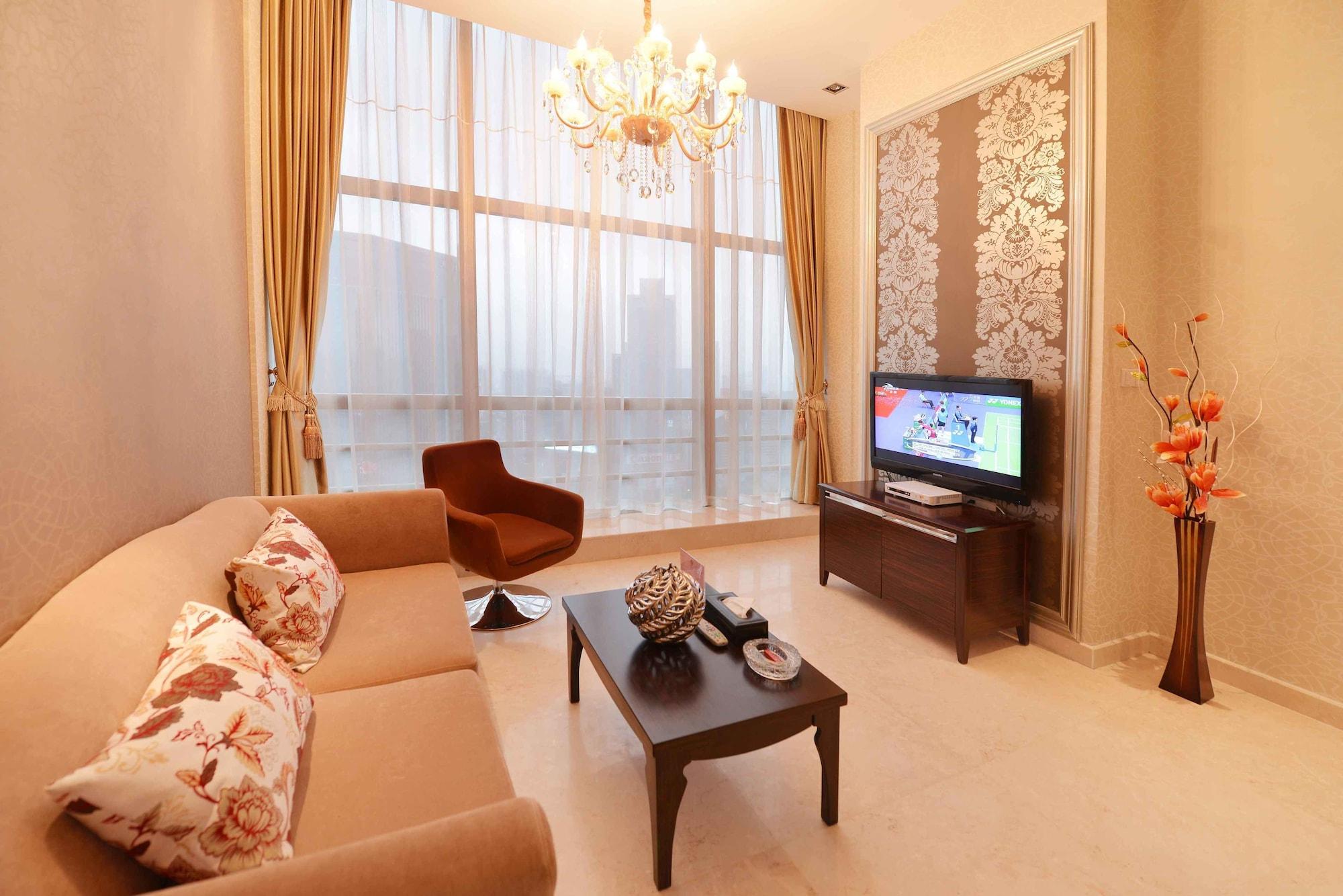 Waifiden Guangzhou Grand View Golden Palace Apartment - Free Shuttle Bus During The Canton Fair Exterior photo